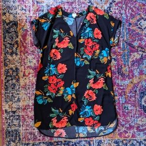 Floral shift dress